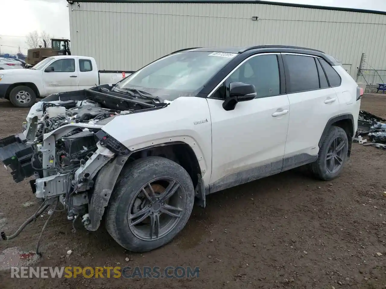 1 Photograph of a damaged car 2T3RWRFV4MW106014 TOYOTA RAV4 2021