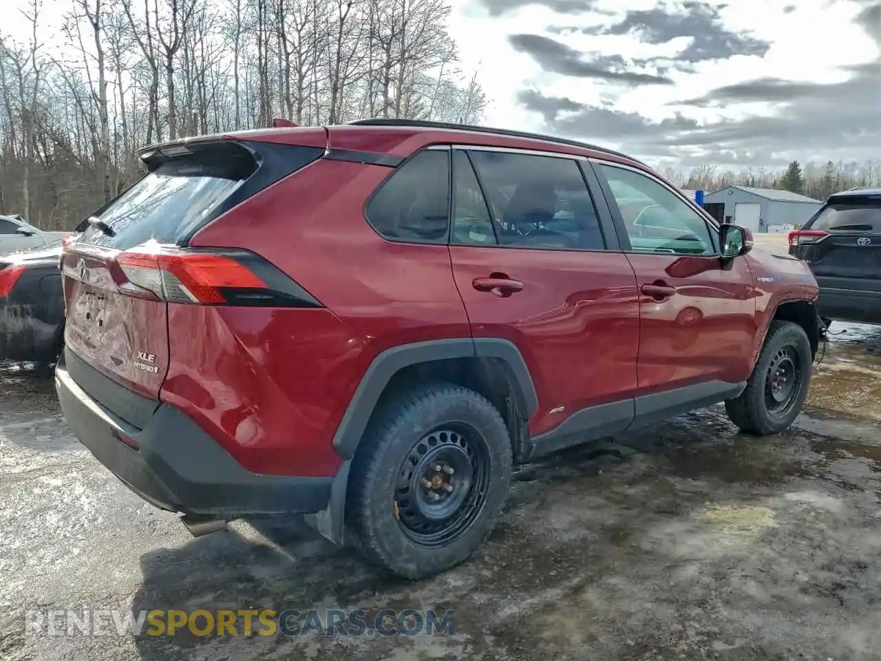 3 Фотография поврежденного автомобиля 2T3RWRFV4MW118955 TOYOTA RAV4 2021