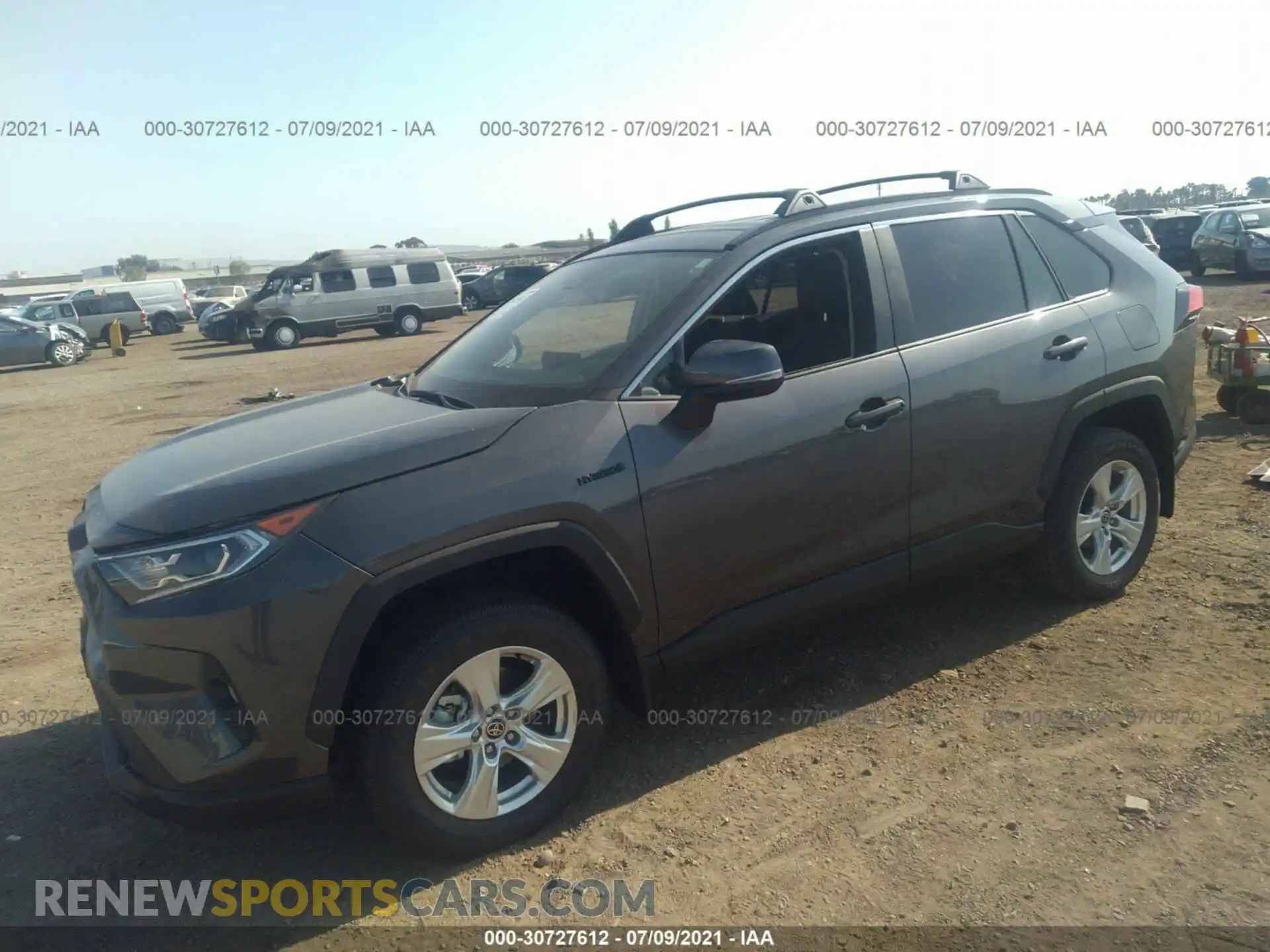 2 Photograph of a damaged car 2T3RWRFV4MW119068 TOYOTA RAV4 2021