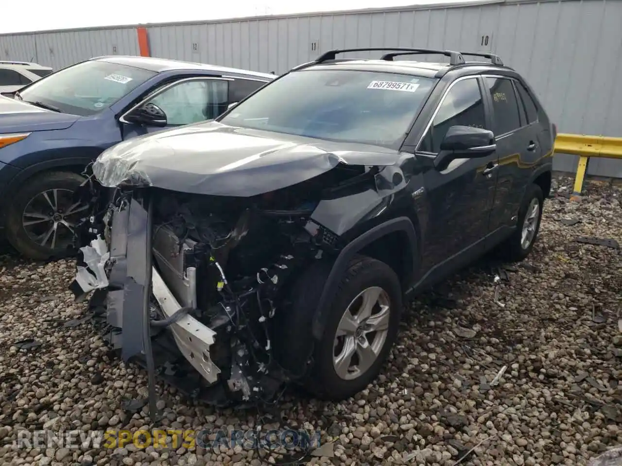 2 Photograph of a damaged car 2T3RWRFV5MW109777 TOYOTA RAV4 2021