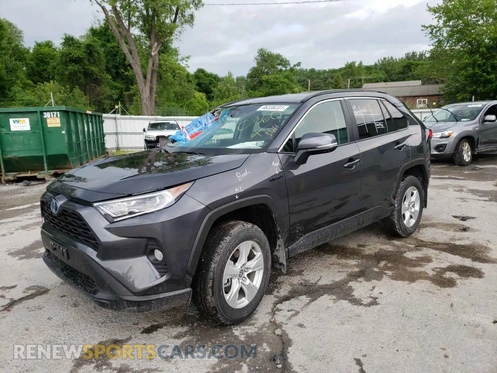 2 Фотография поврежденного автомобиля 2T3RWRFV5MW113473 TOYOTA RAV4 2021