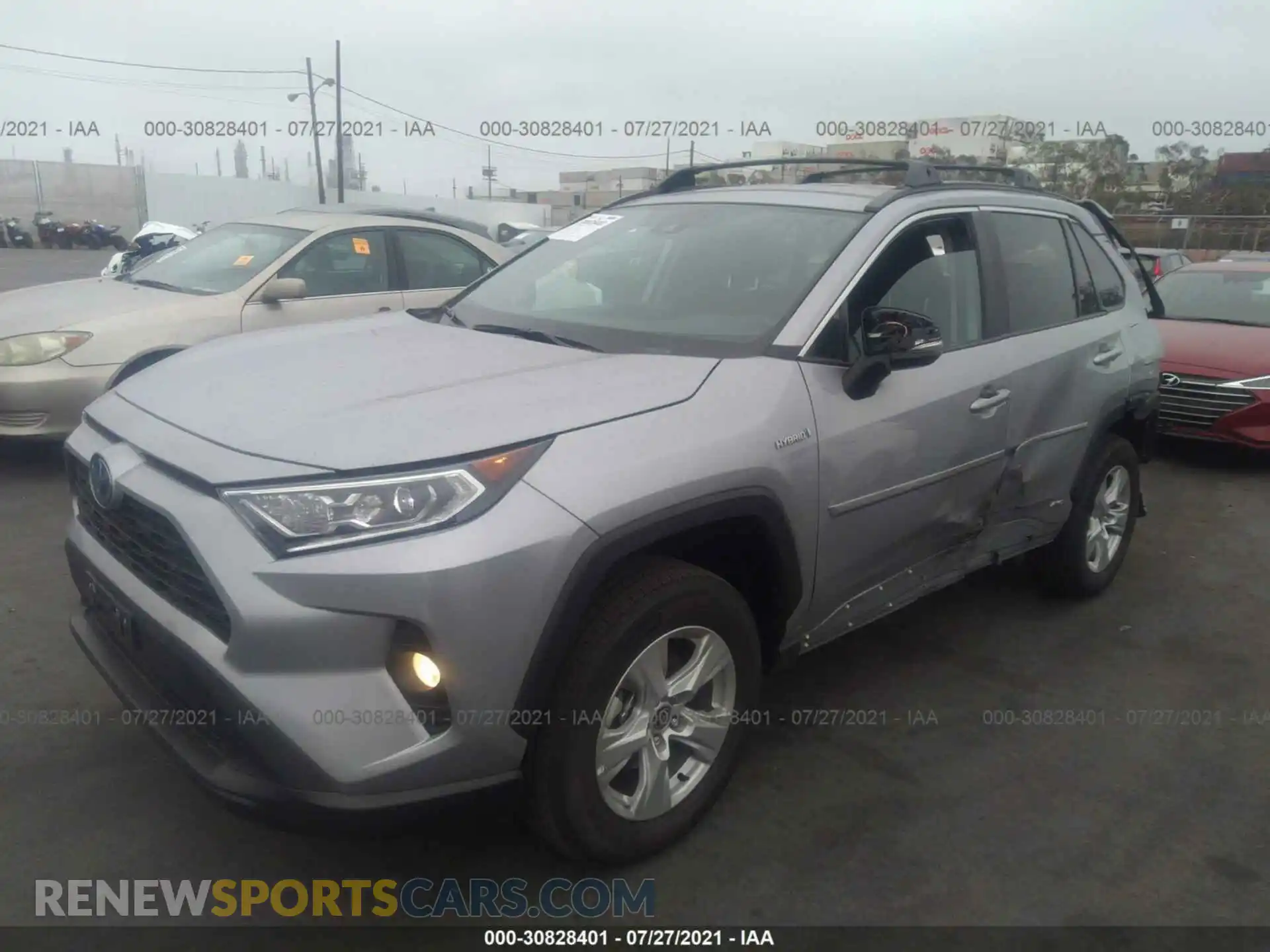 2 Photograph of a damaged car 2T3RWRFV5MW115353 TOYOTA RAV4 2021