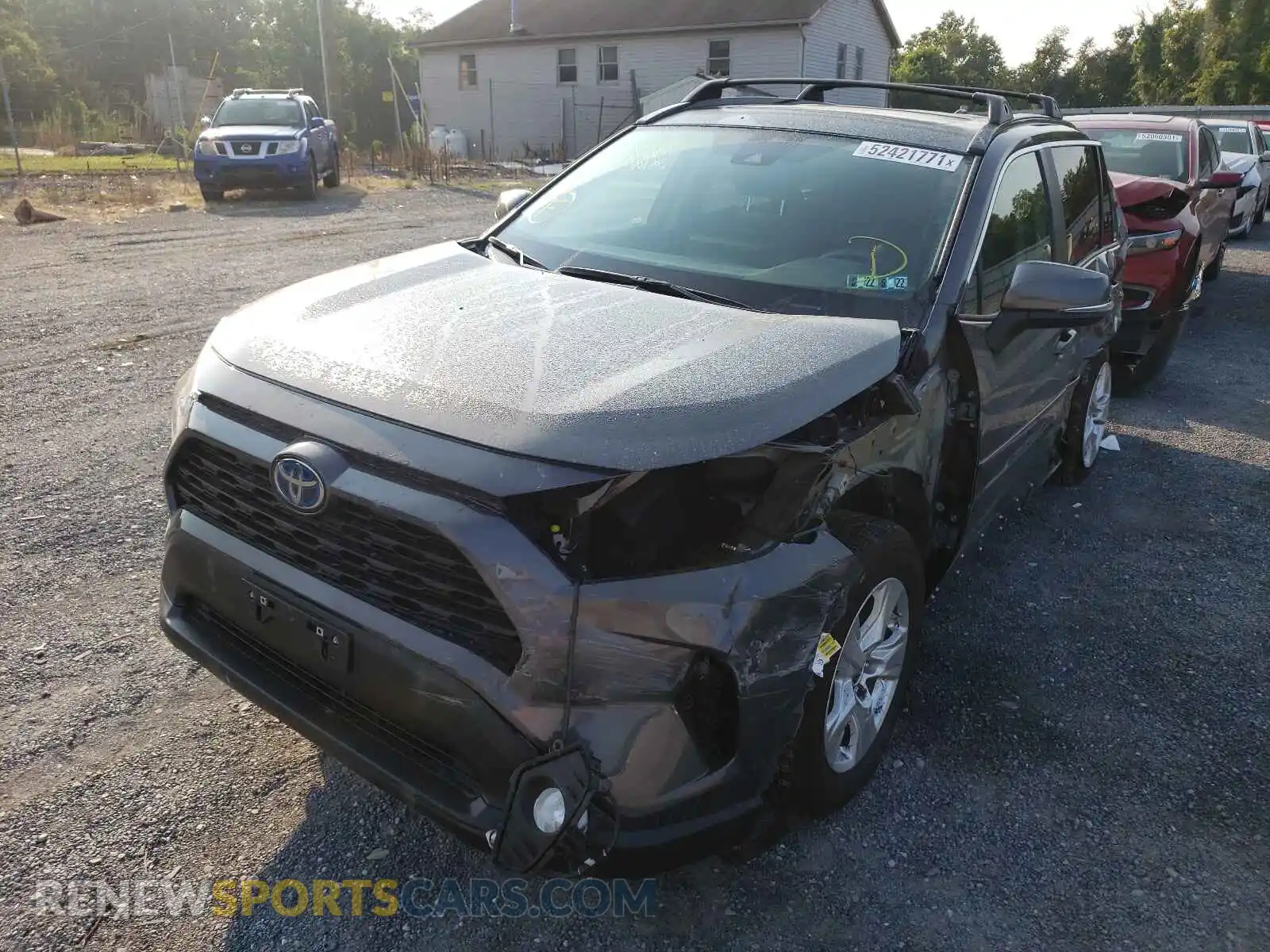 2 Photograph of a damaged car 2T3RWRFV5MW118740 TOYOTA RAV4 2021