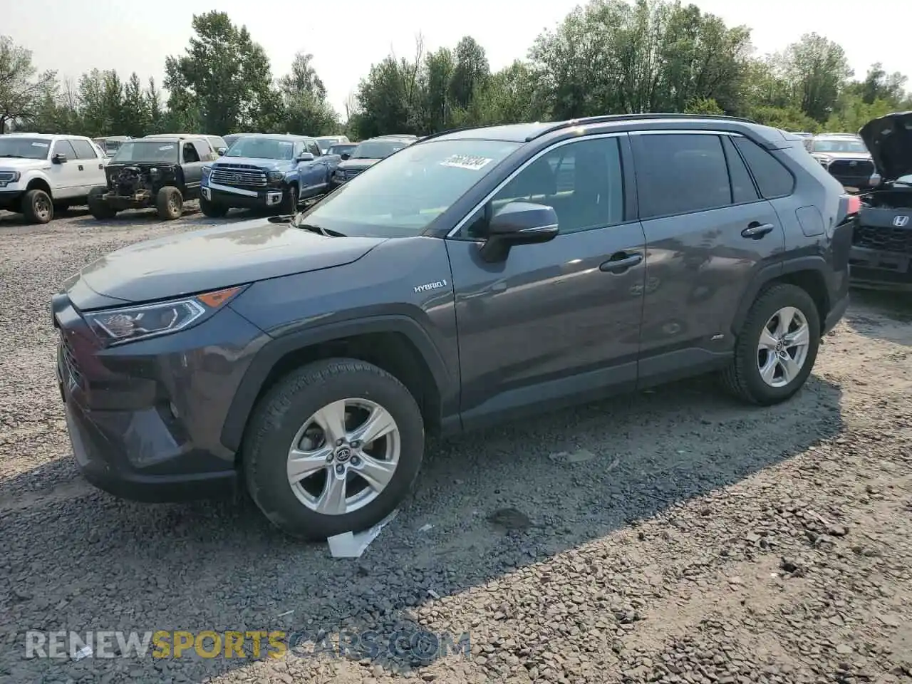 1 Photograph of a damaged car 2T3RWRFV7MW108095 TOYOTA RAV4 2021