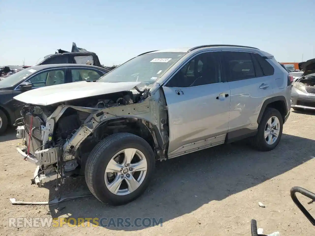 1 Photograph of a damaged car 2T3RWRFV9MW113380 TOYOTA RAV4 2021