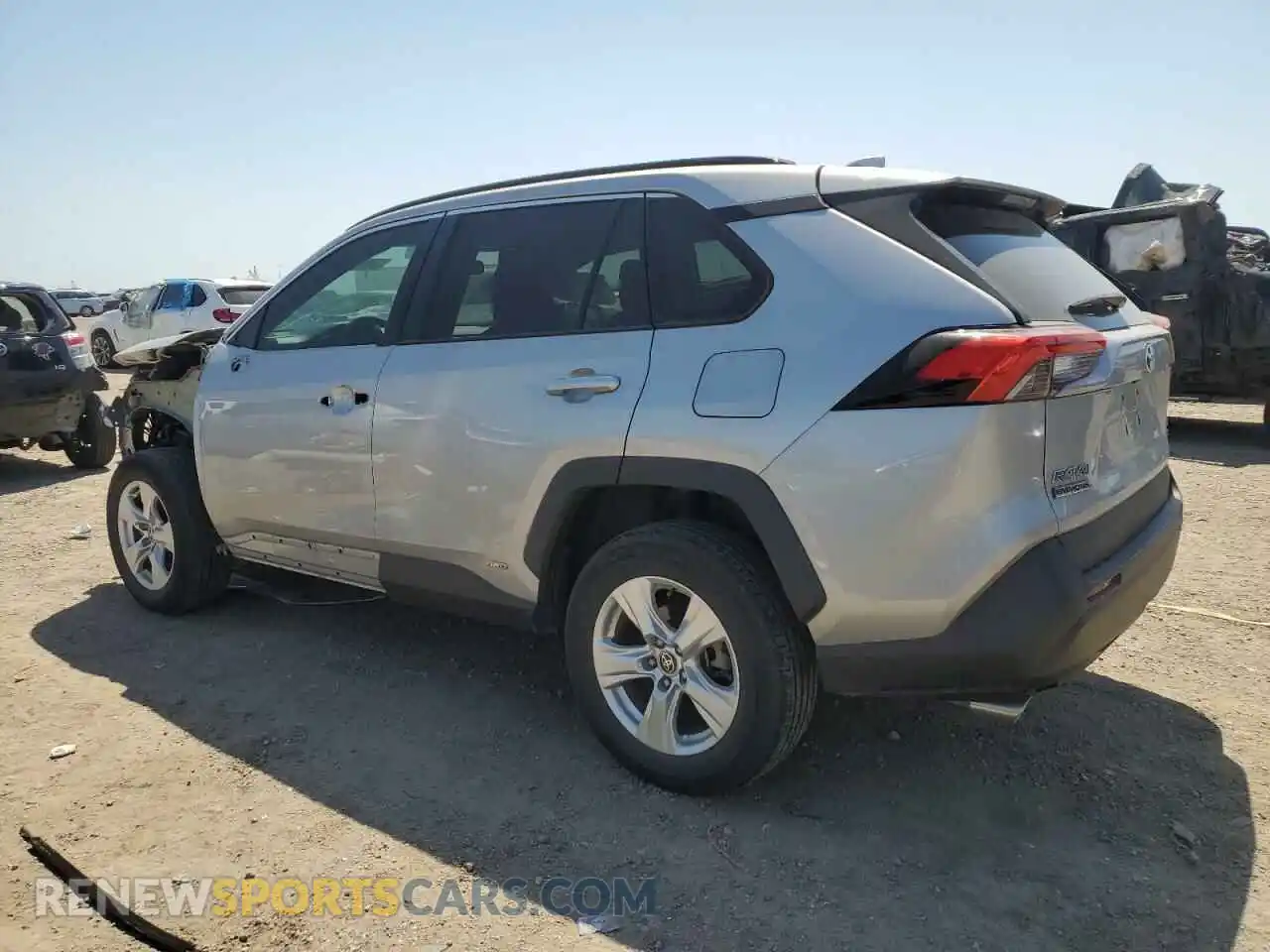 2 Photograph of a damaged car 2T3RWRFV9MW113380 TOYOTA RAV4 2021