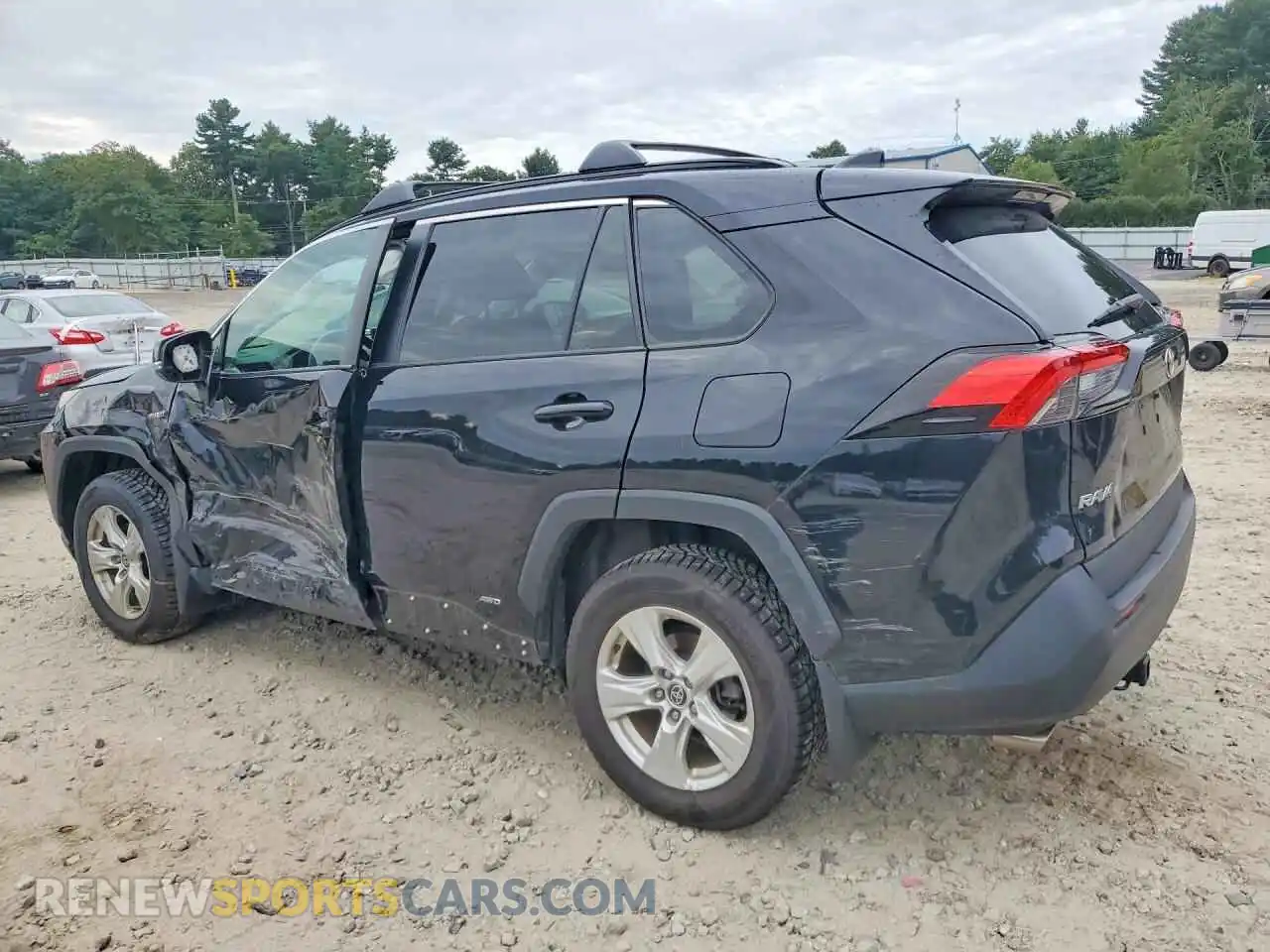 2 Photograph of a damaged car 2T3RWRFV9MW113900 TOYOTA RAV4 2021