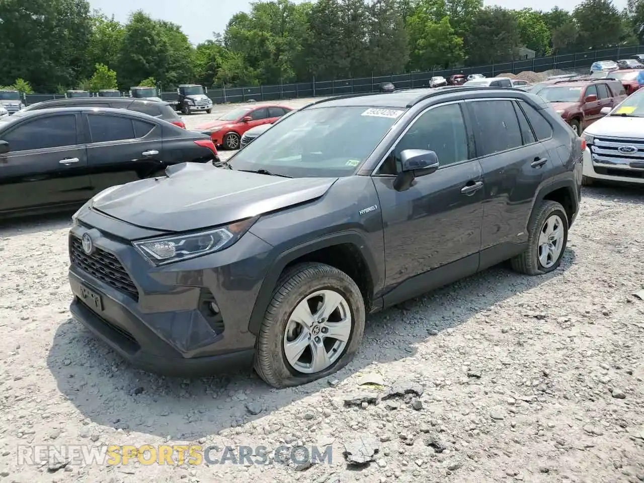 1 Photograph of a damaged car 2T3RWRFVXMW112612 TOYOTA RAV4 2021
