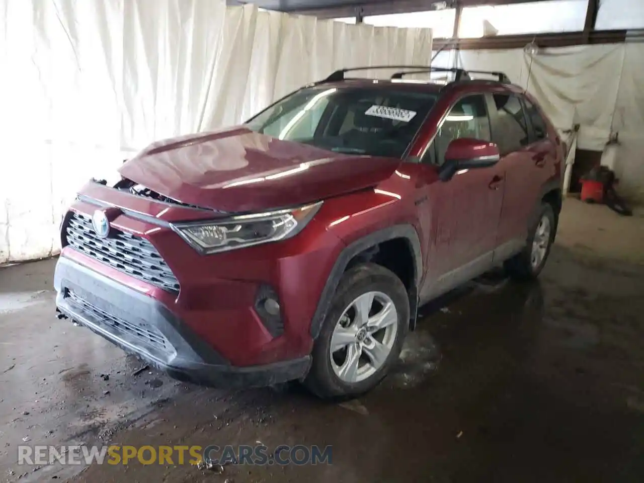2 fotografías del automóvil dañado 2T3RWRFVXMW120600 TOYOTA RAV4 2021