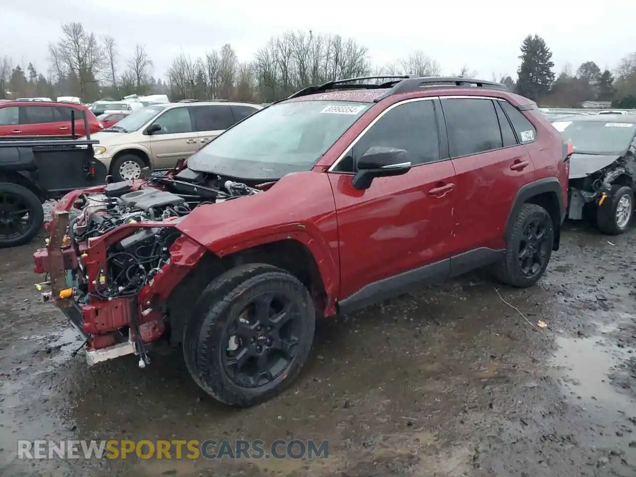 1 Photograph of a damaged car 2T3S1RFV5MW239882 TOYOTA RAV4 2021
