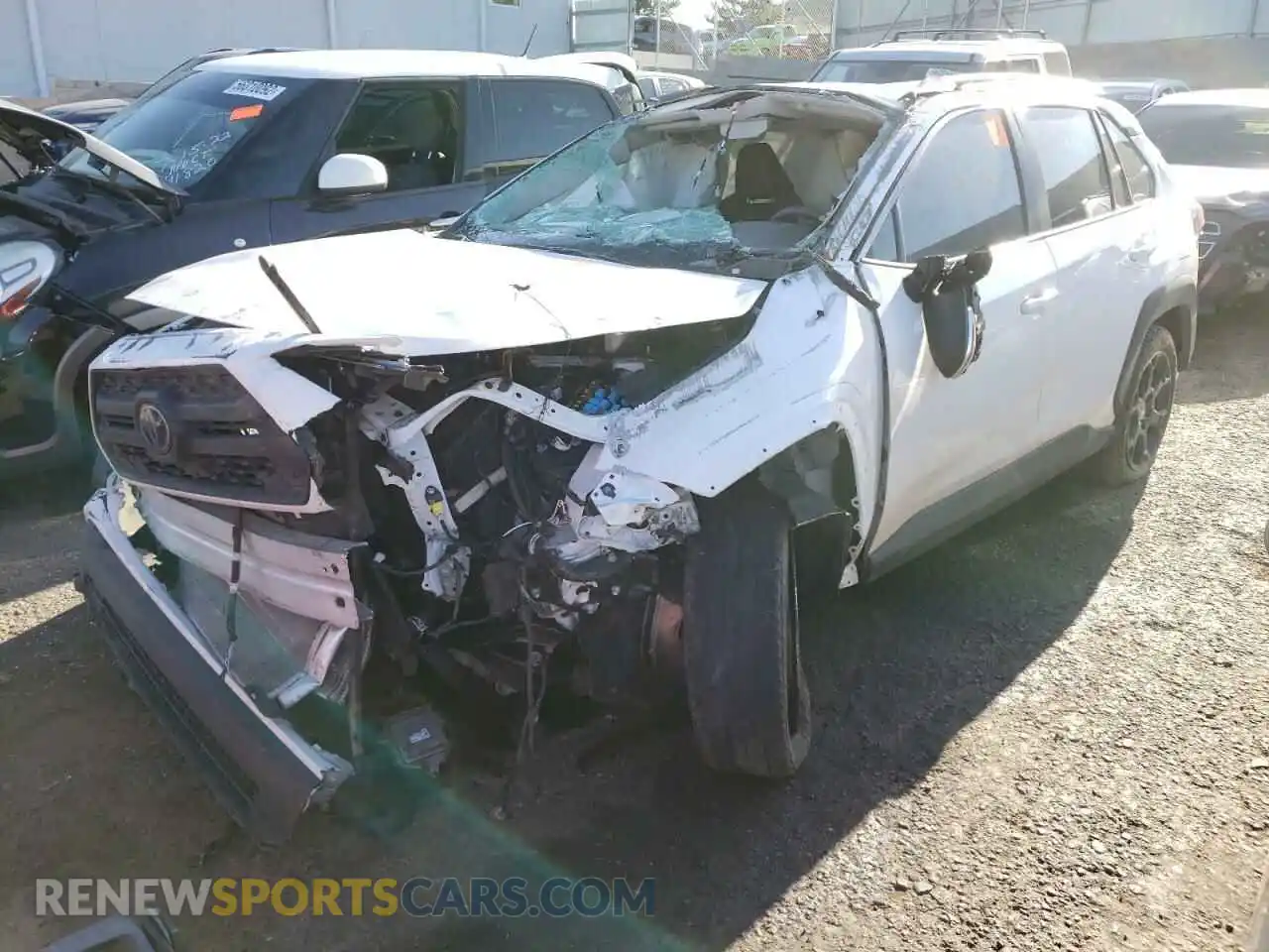 2 Photograph of a damaged car 2T3S1RFV7MW153179 TOYOTA RAV4 2021