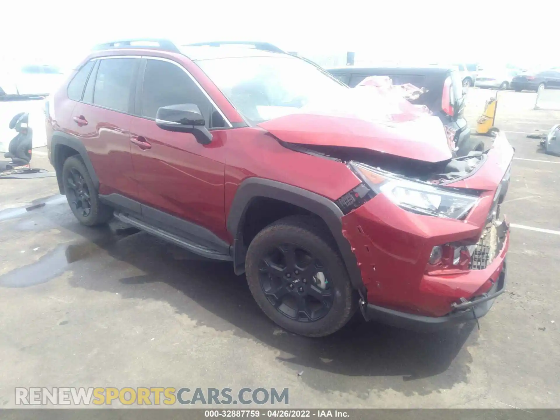 1 Photograph of a damaged car 2T3S1RFV7MW163839 TOYOTA RAV4 2021