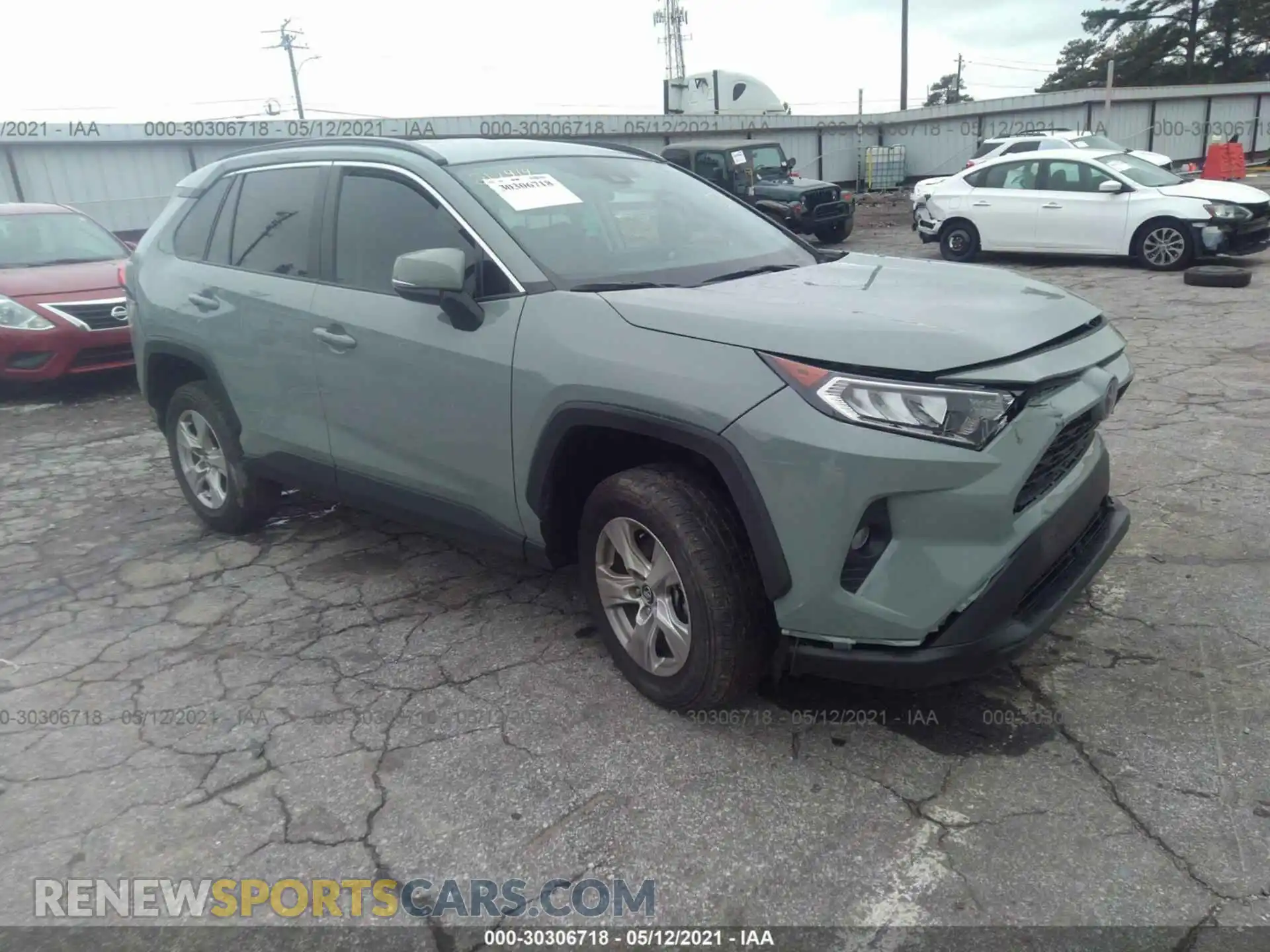 1 fotografías del automóvil dañado 2T3W1RFV0MC089358 TOYOTA RAV4 2021