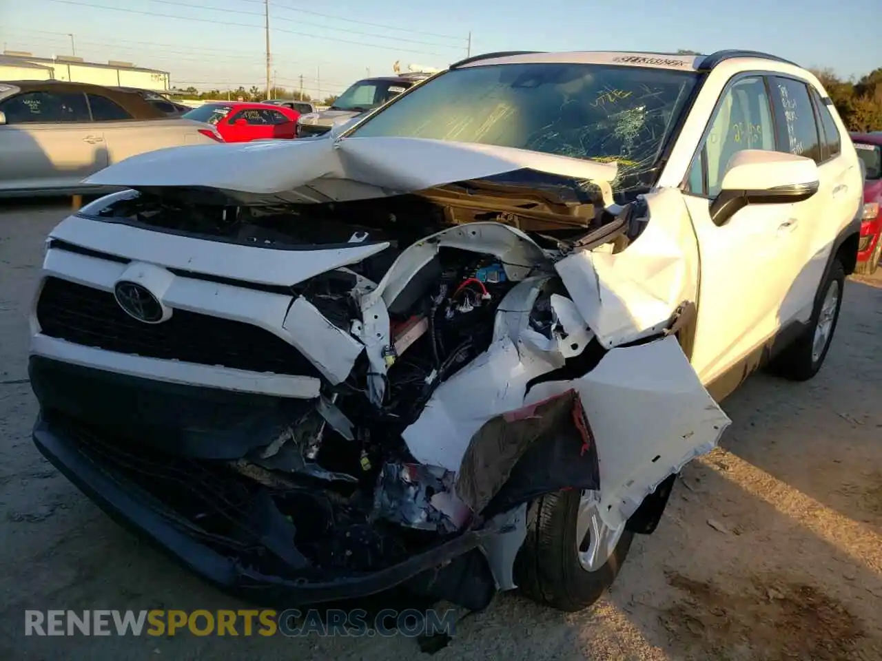 2 Photograph of a damaged car 2T3W1RFV0MC098187 TOYOTA RAV4 2021