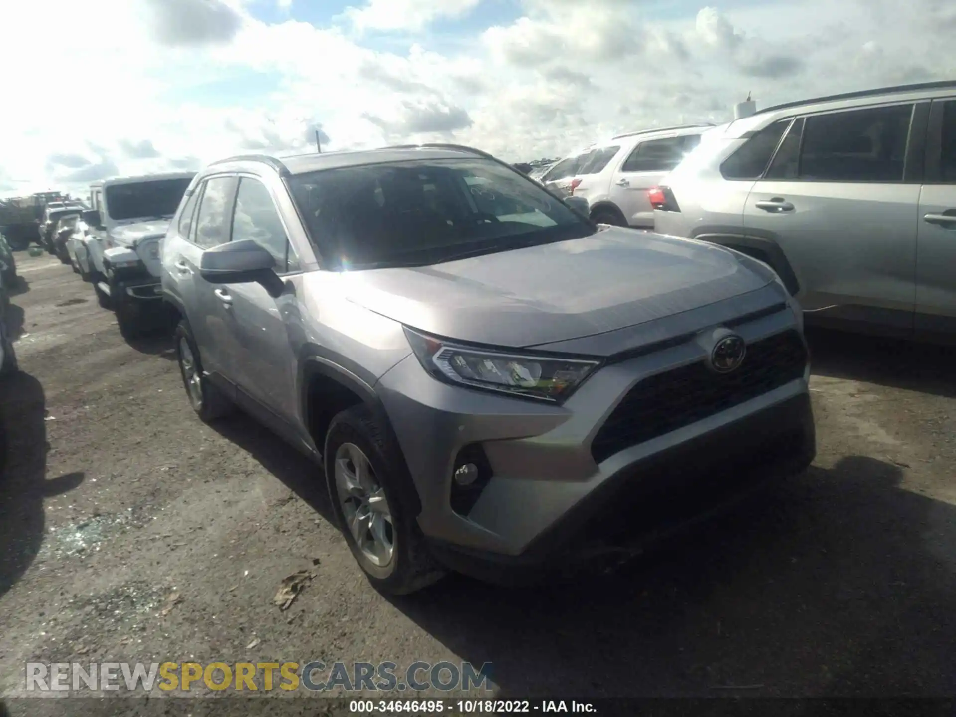 1 Photograph of a damaged car 2T3W1RFV0MC100357 TOYOTA RAV4 2021