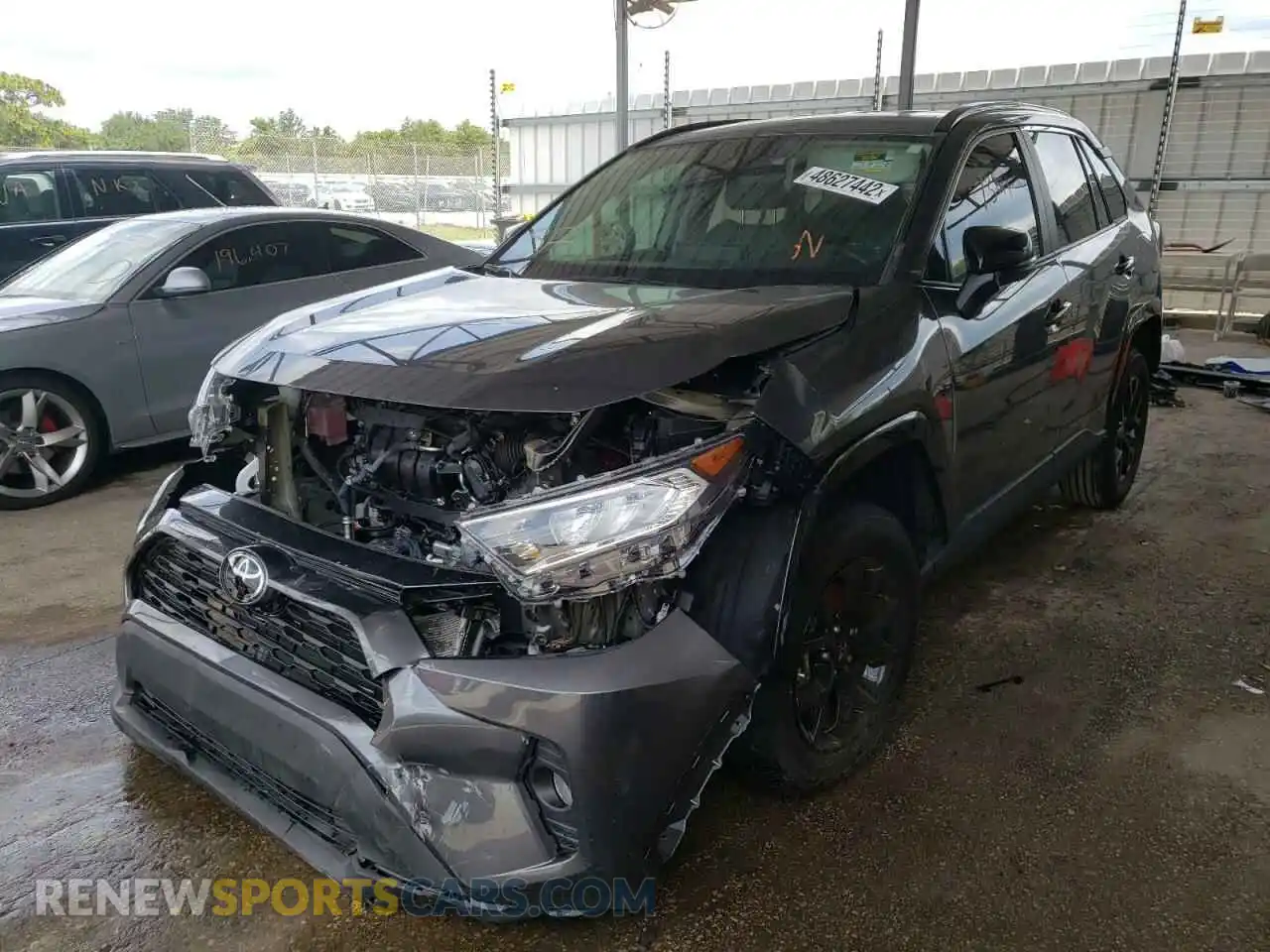 2 Photograph of a damaged car 2T3W1RFV0MC128353 TOYOTA RAV4 2021