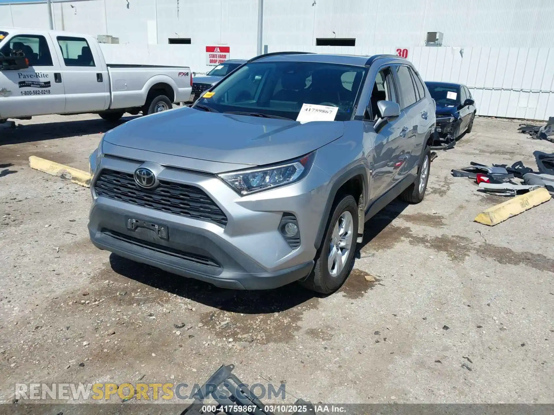 2 Photograph of a damaged car 2T3W1RFV0MC151843 TOYOTA RAV4 2021