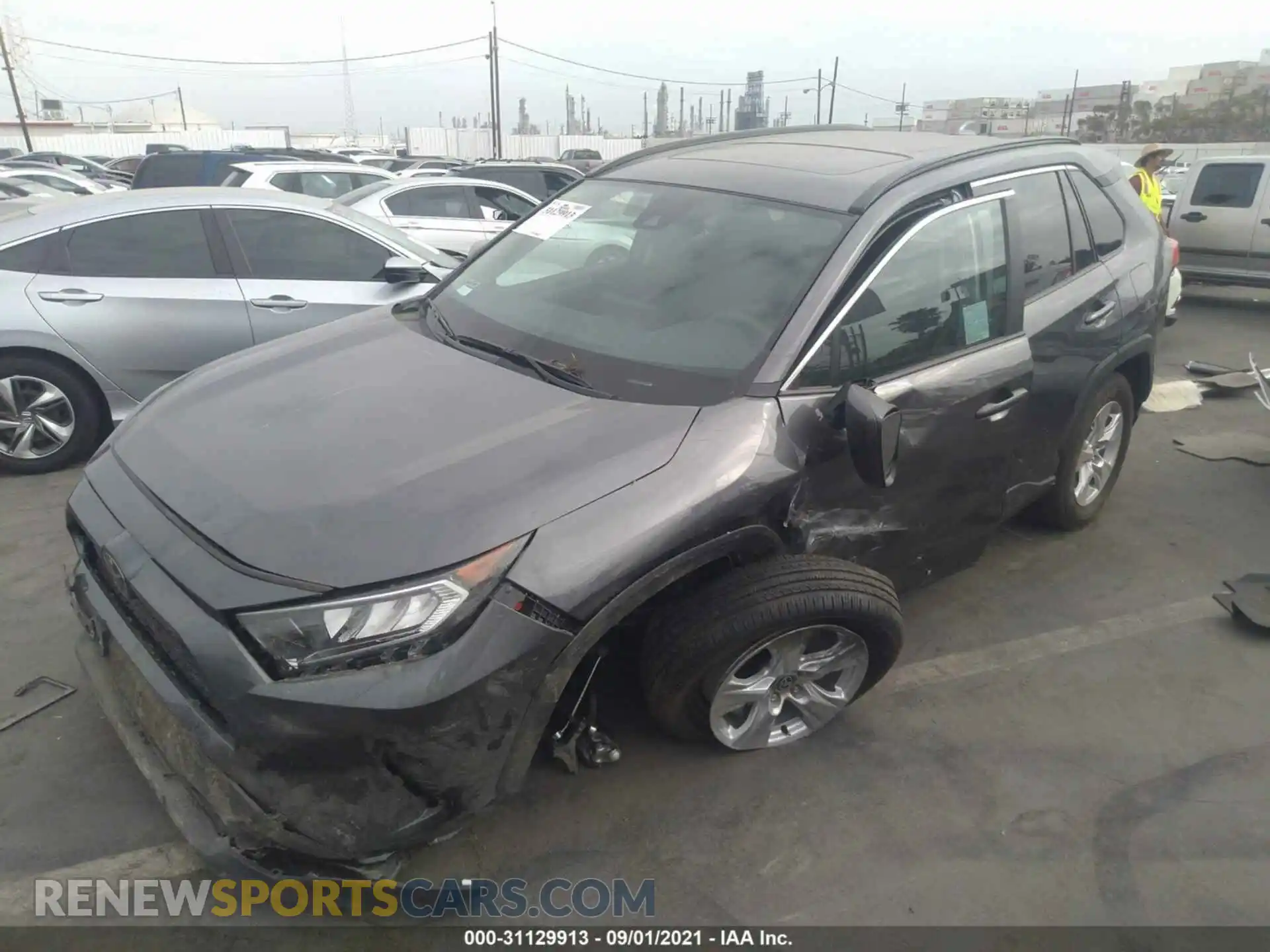 2 Photograph of a damaged car 2T3W1RFV0MC152894 TOYOTA RAV4 2021