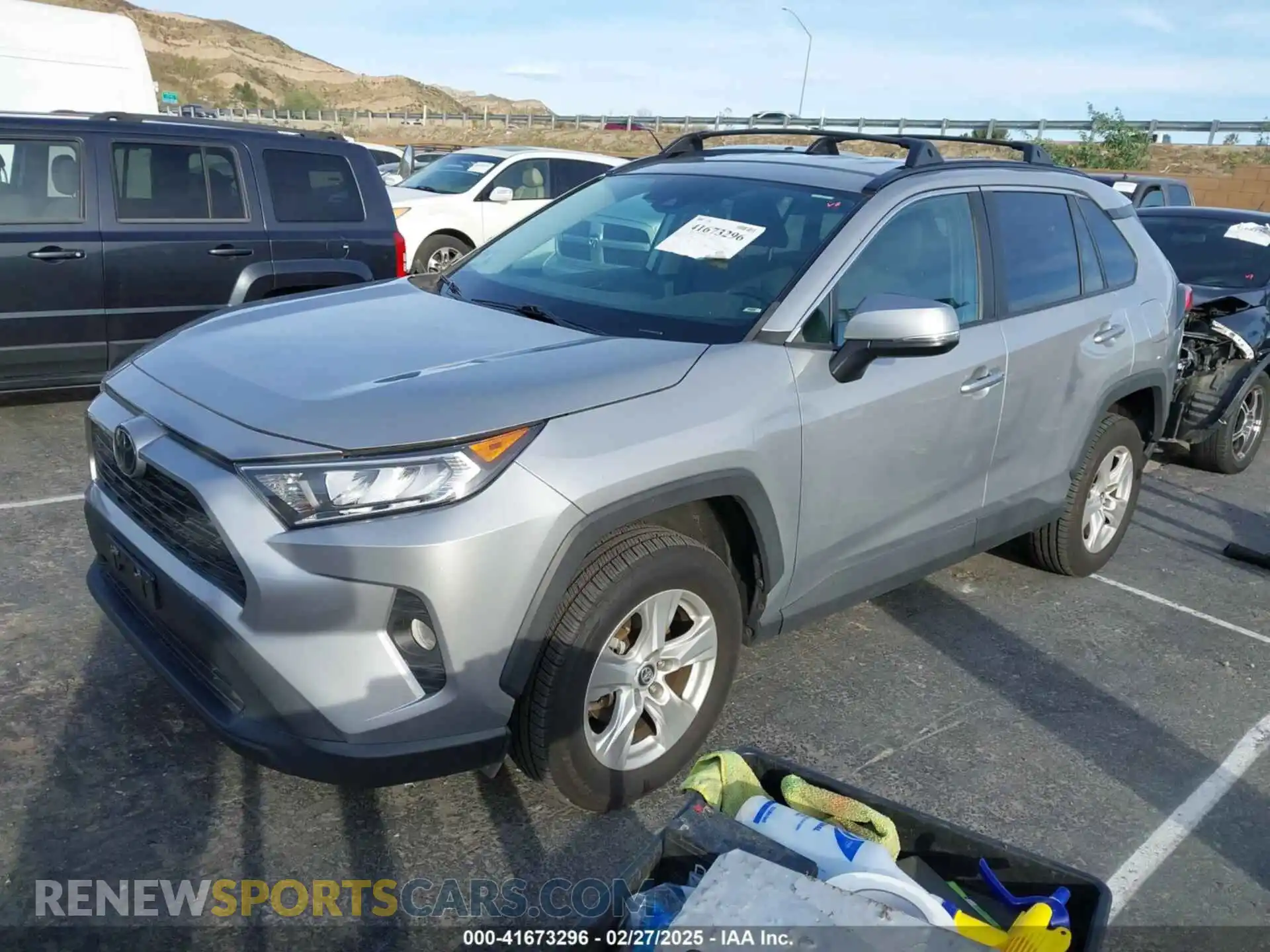 2 Photograph of a damaged car 2T3W1RFV0MW107517 TOYOTA RAV4 2021