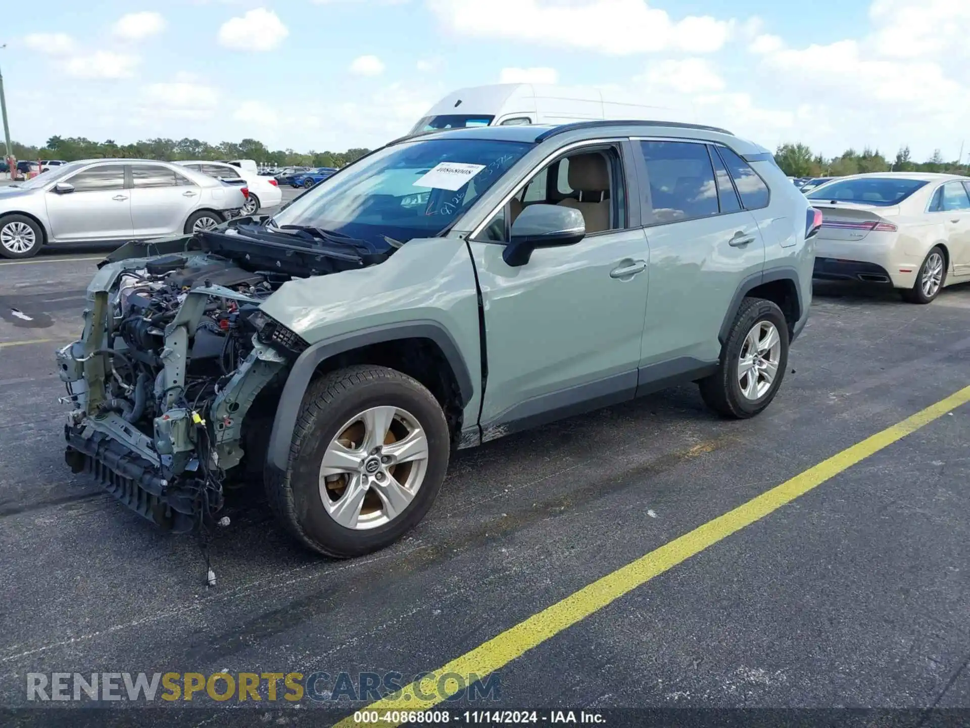 2 Photograph of a damaged car 2T3W1RFV0MW123376 TOYOTA RAV4 2021