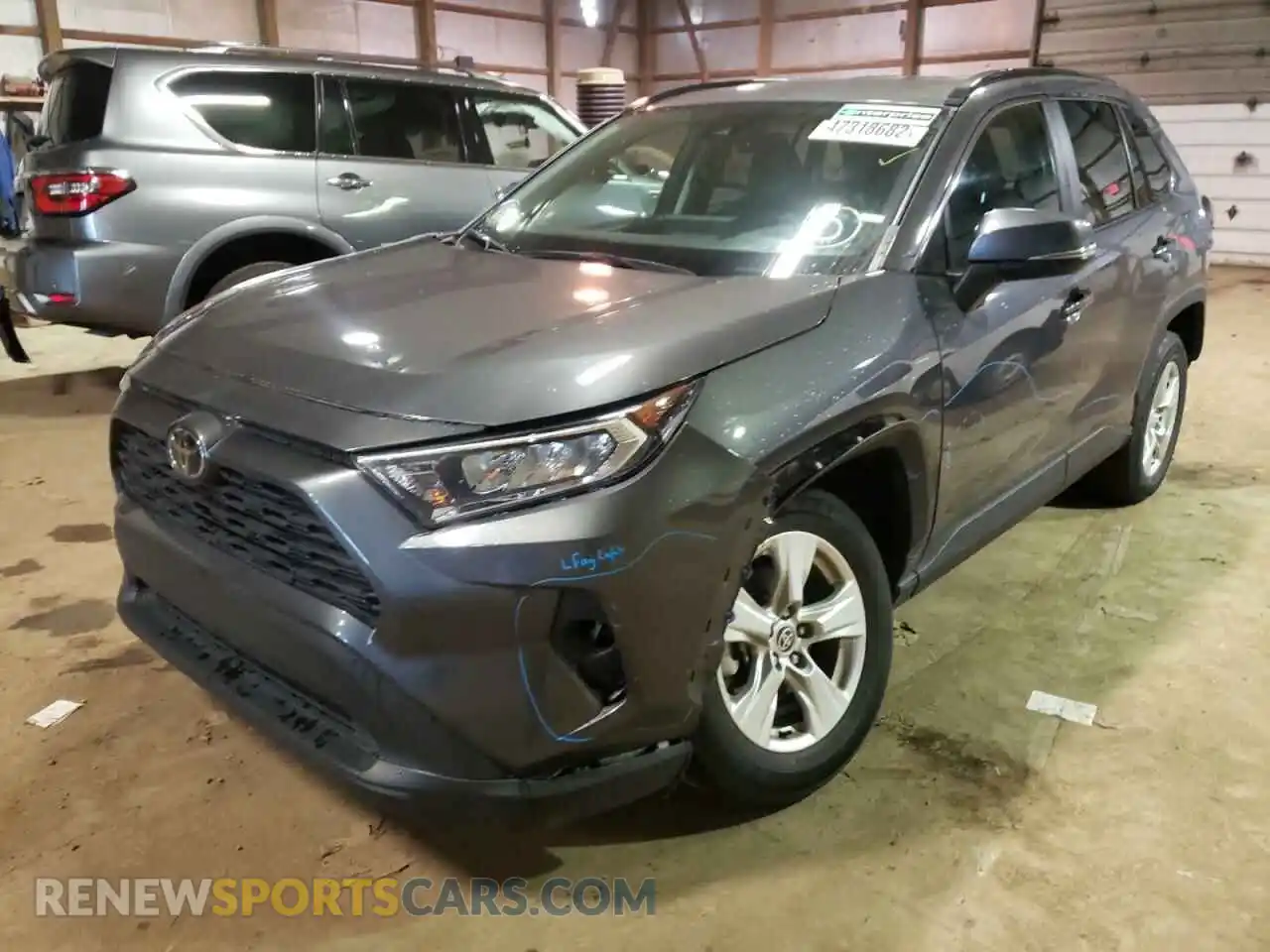 2 Photograph of a damaged car 2T3W1RFV0MW132143 TOYOTA RAV4 2021