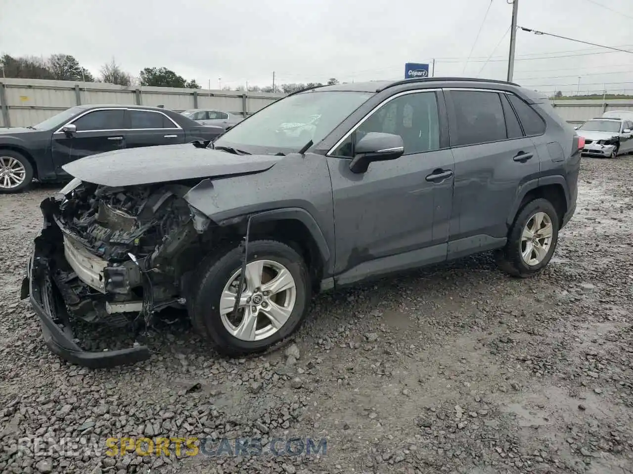 1 Photograph of a damaged car 2T3W1RFV0MW133826 TOYOTA RAV4 2021