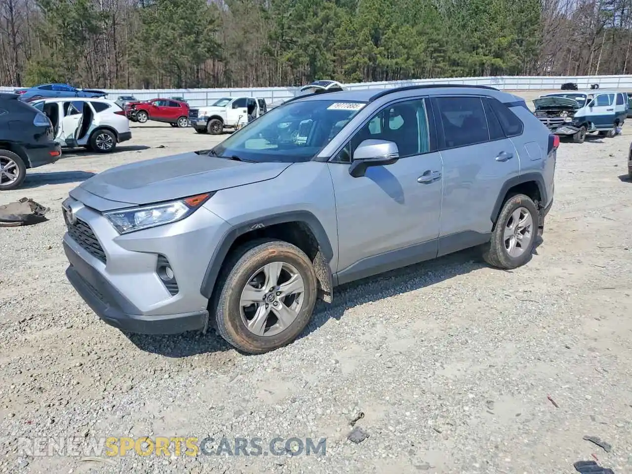 1 Photograph of a damaged car 2T3W1RFV0MW142249 TOYOTA RAV4 2021