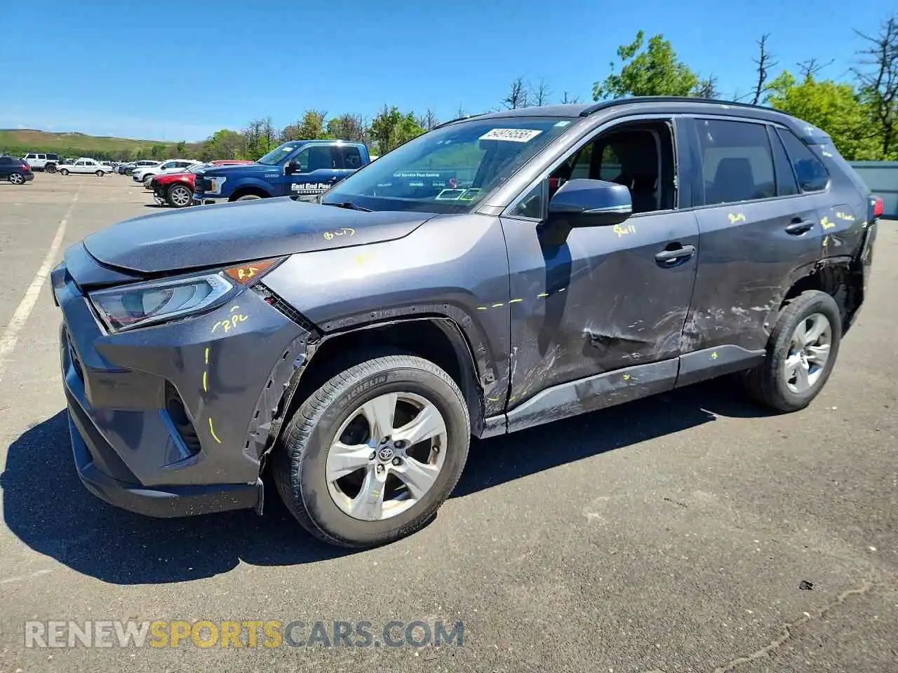 1 Фотография поврежденного автомобиля 2T3W1RFV0MW160959 TOYOTA RAV4 2021
