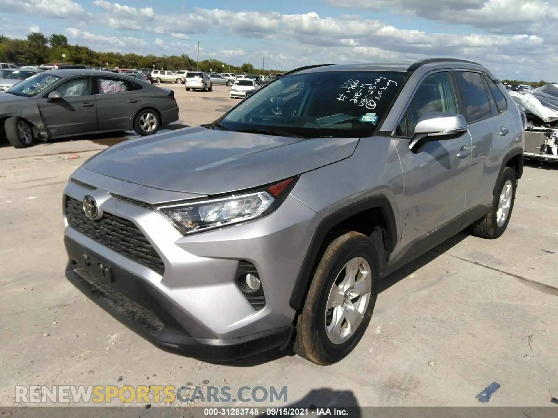 2 Photograph of a damaged car 2T3W1RFV0MW165272 TOYOTA RAV4 2021