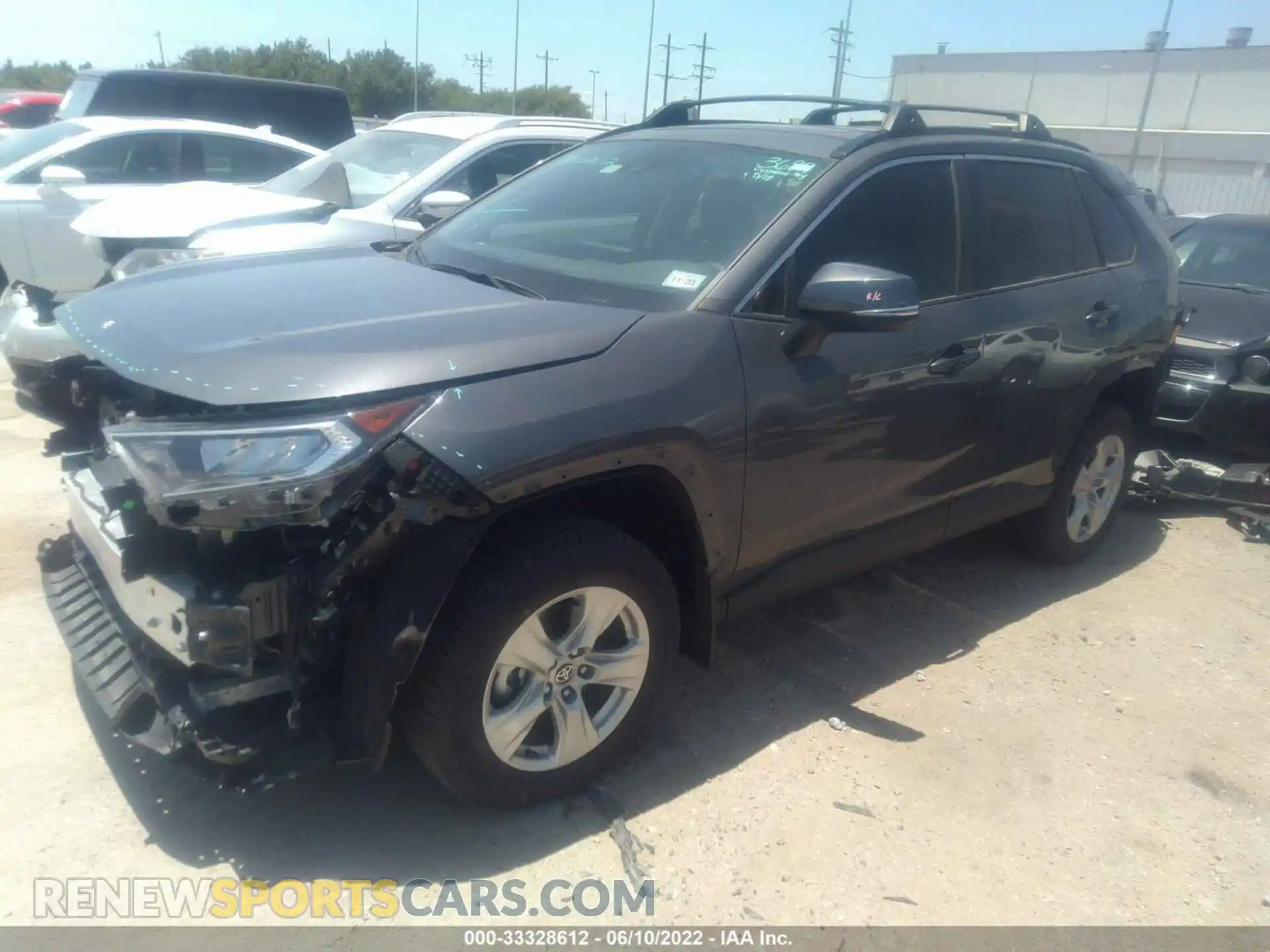 2 Photograph of a damaged car 2T3W1RFV0MW177082 TOYOTA RAV4 2021
