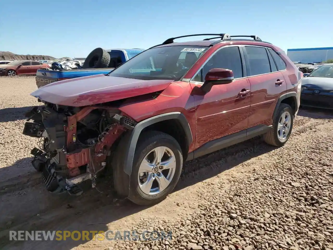 1 fotografías del automóvil dañado 2T3W1RFV0MW178801 TOYOTA RAV4 2021