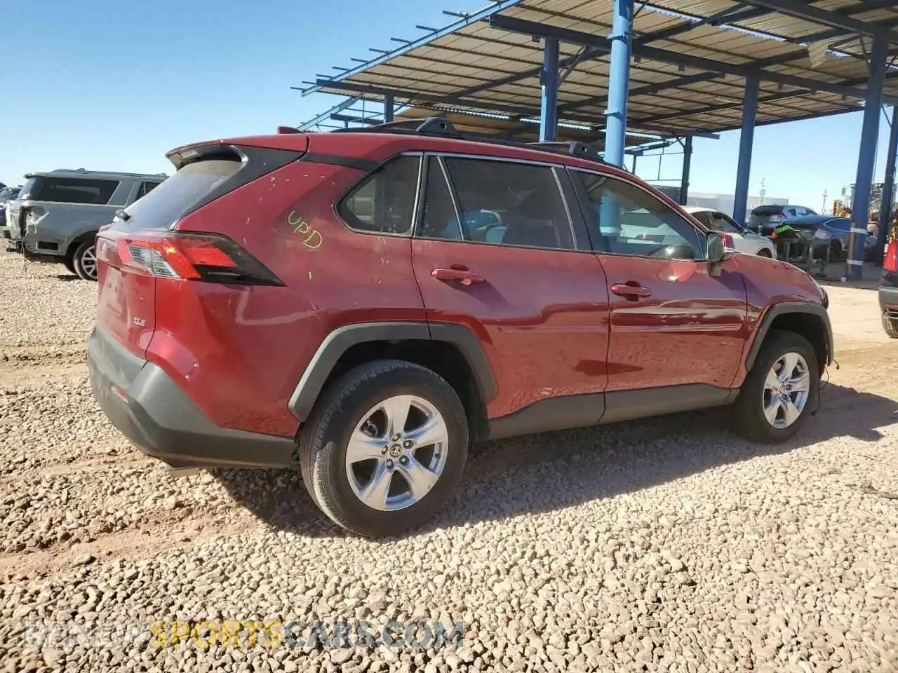 3 fotografías del automóvil dañado 2T3W1RFV0MW178801 TOYOTA RAV4 2021
