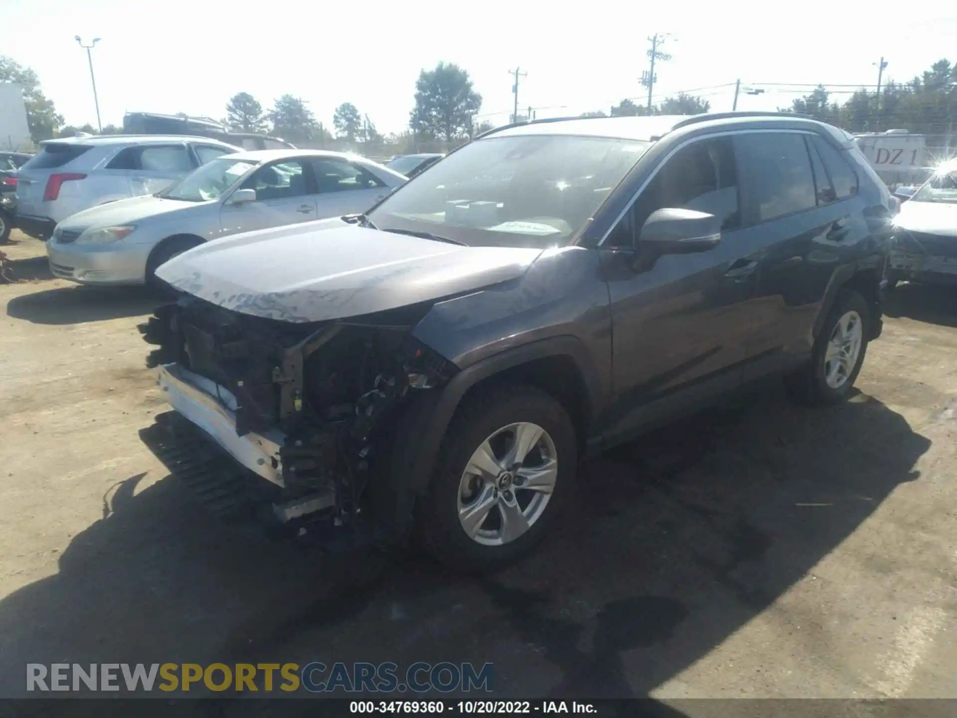 2 Photograph of a damaged car 2T3W1RFV1MC101131 TOYOTA RAV4 2021