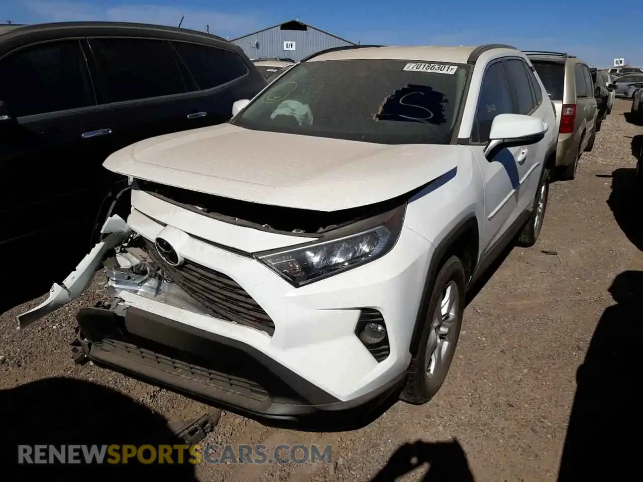 2 Photograph of a damaged car 2T3W1RFV1MC106992 TOYOTA RAV4 2021