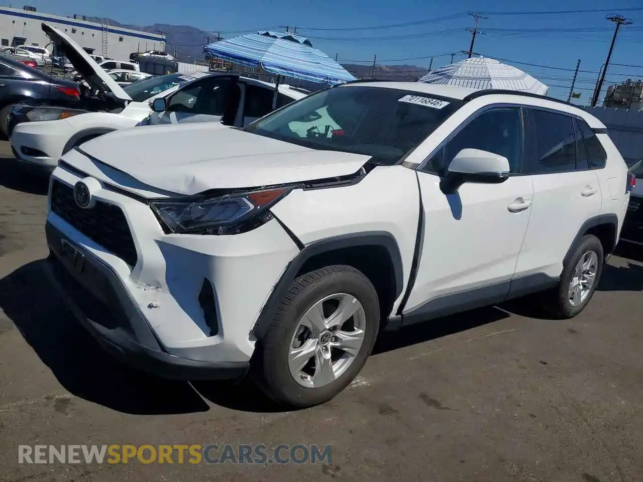 1 Photograph of a damaged car 2T3W1RFV1MC109505 TOYOTA RAV4 2021