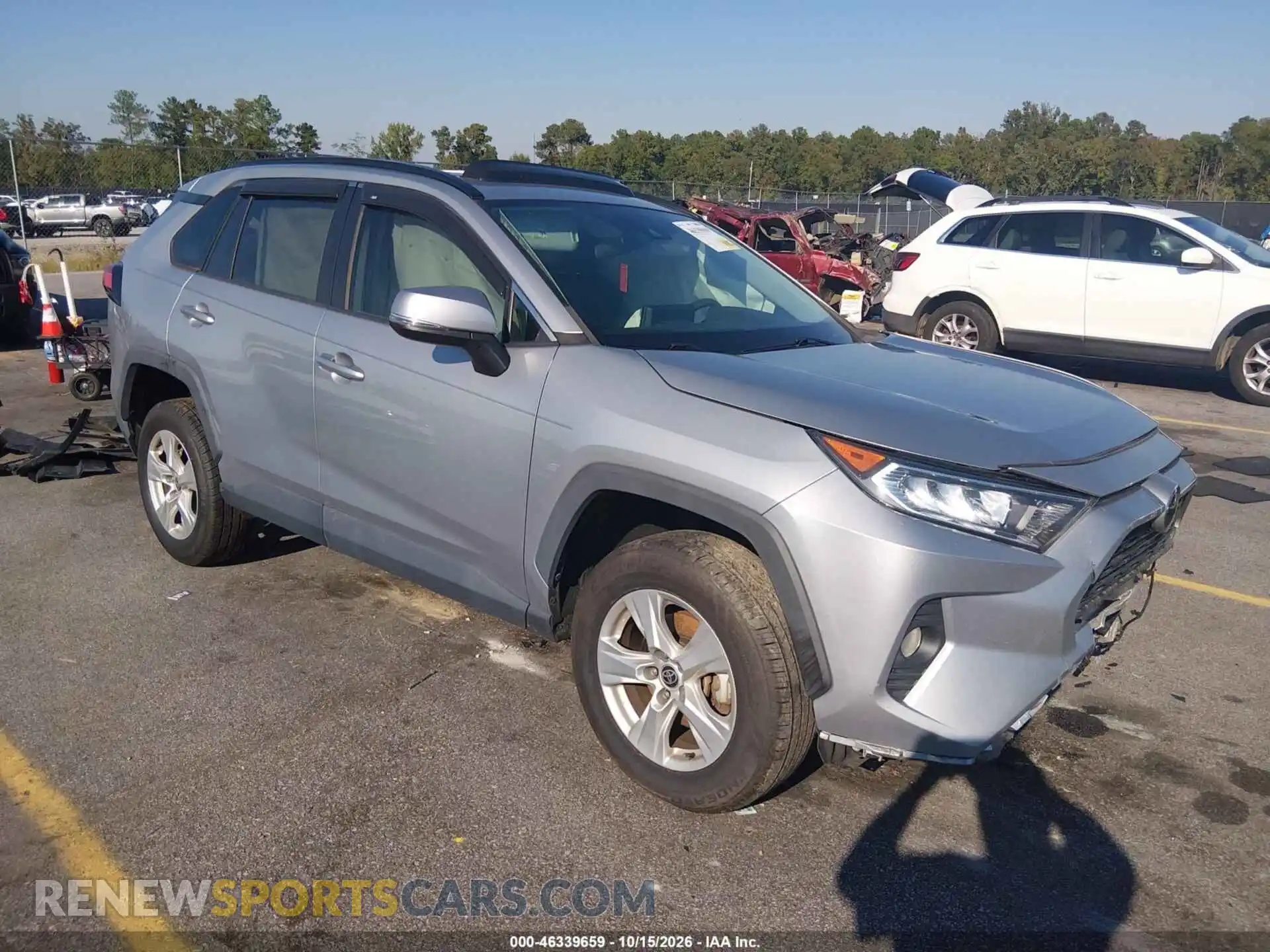 1 fotografías del automóvil dañado 2T3W1RFV1MC121167 TOYOTA RAV4 2021
