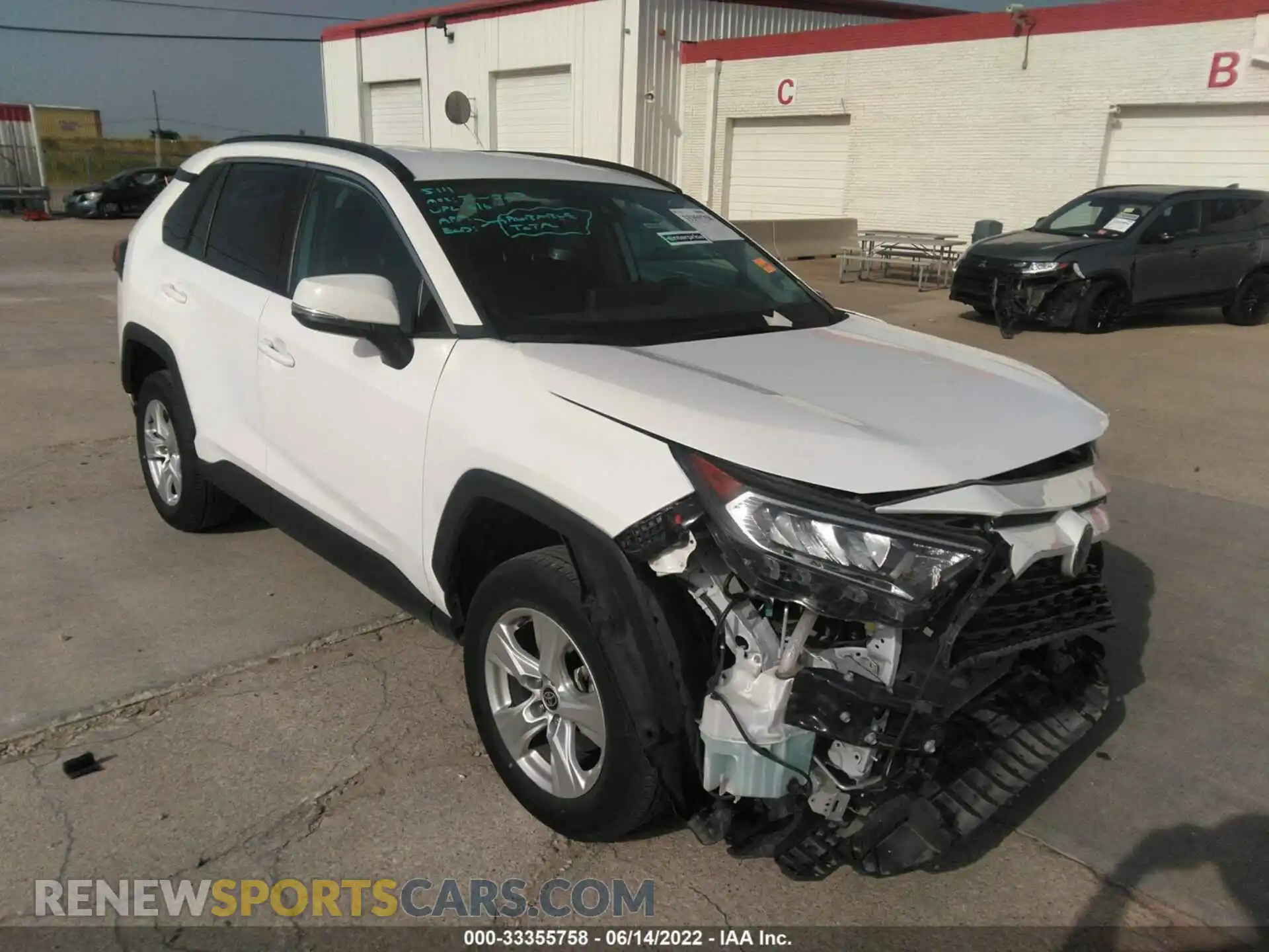 1 fotografías del automóvil dañado 2T3W1RFV1MC132749 TOYOTA RAV4 2021