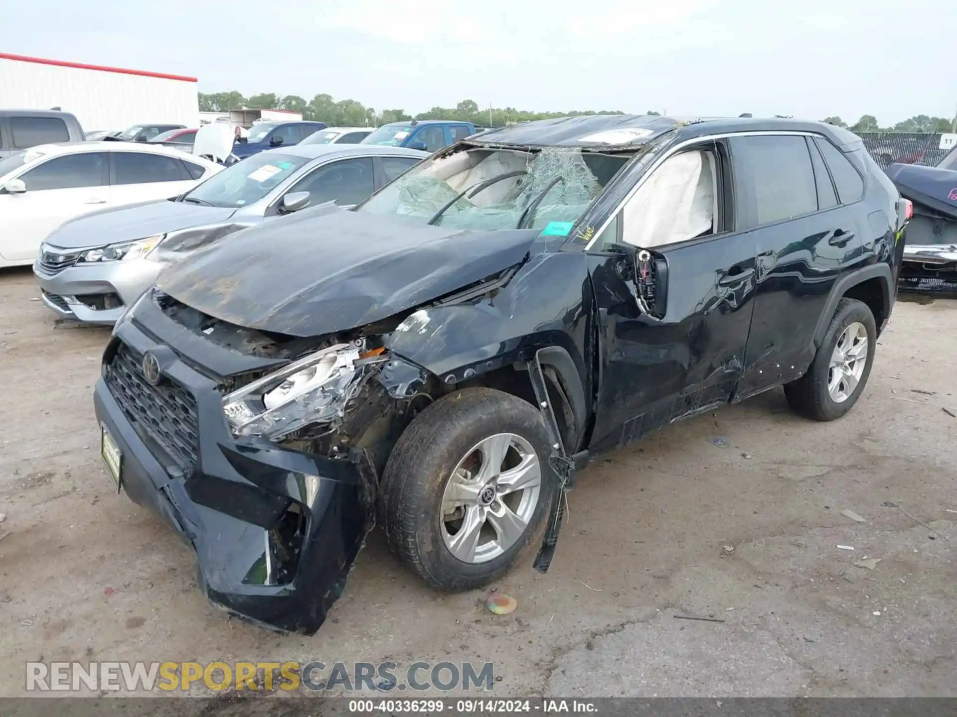 2 Photograph of a damaged car 2T3W1RFV1MC134596 TOYOTA RAV4 2021