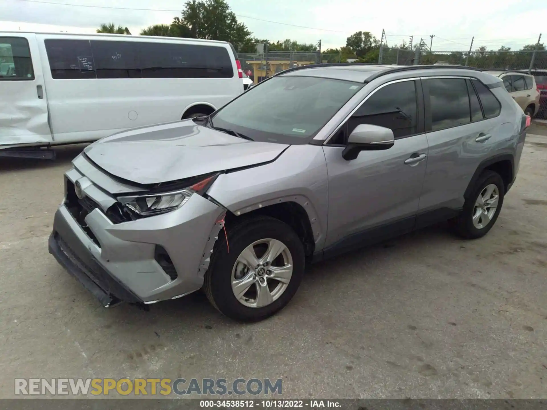 2 Фотография поврежденного автомобиля 2T3W1RFV1MC135263 TOYOTA RAV4 2021