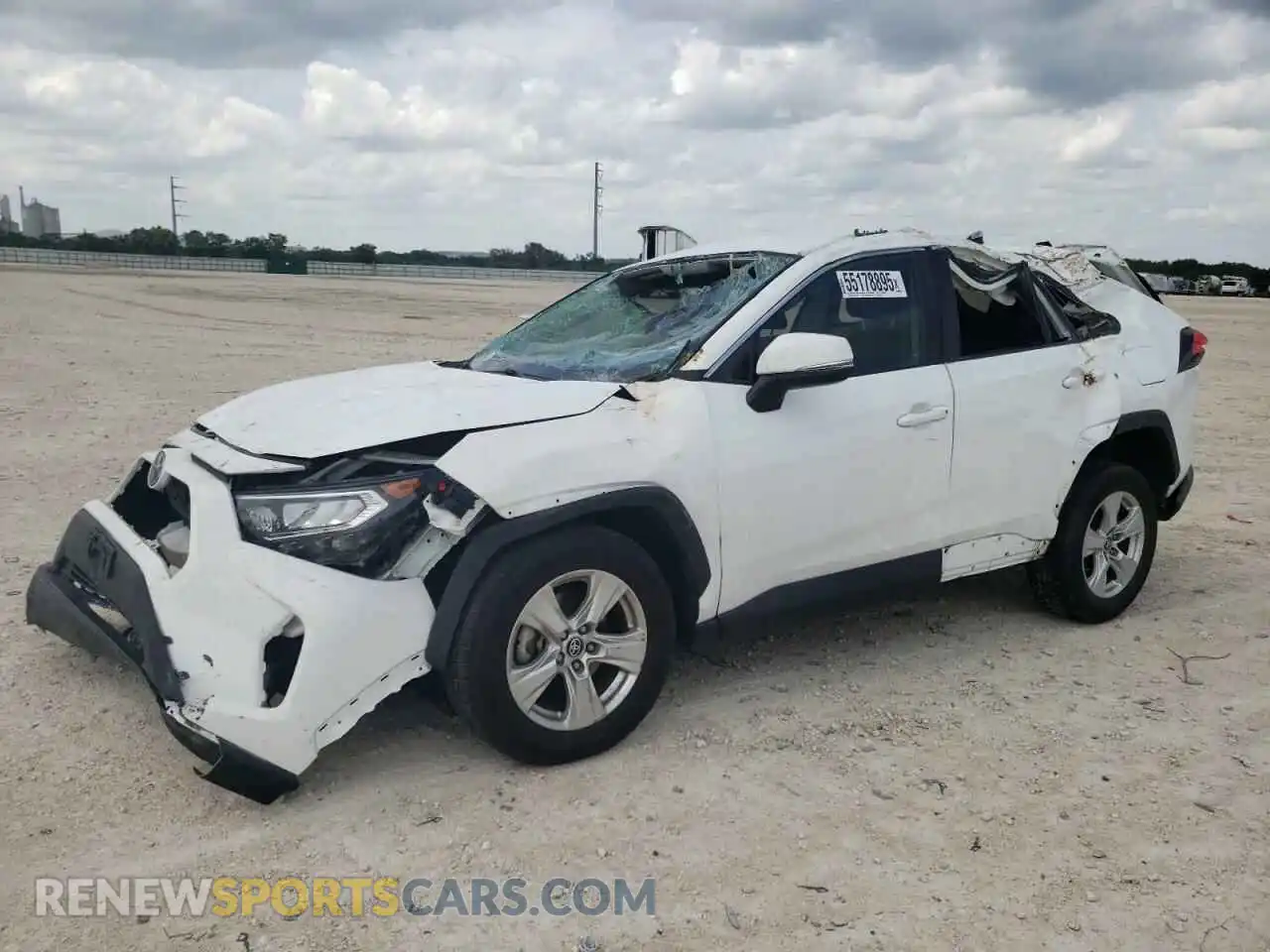 1 Photograph of a damaged car 2T3W1RFV1MC155299 TOYOTA RAV4 2021