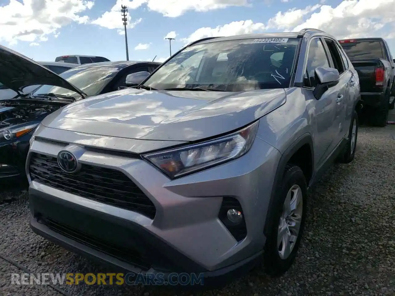2 Photograph of a damaged car 2T3W1RFV1MC158753 TOYOTA RAV4 2021