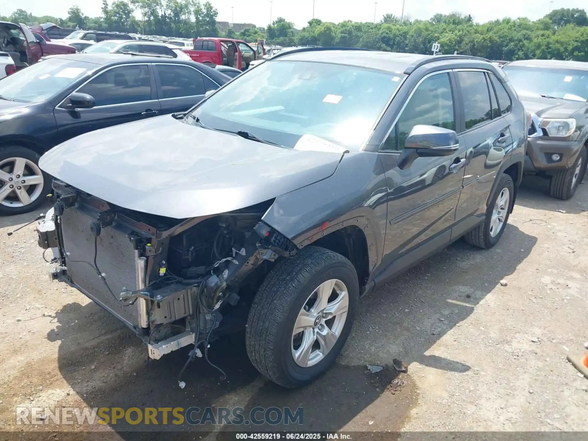2 Photograph of a damaged car 2T3W1RFV1MW104948 TOYOTA RAV4 2021