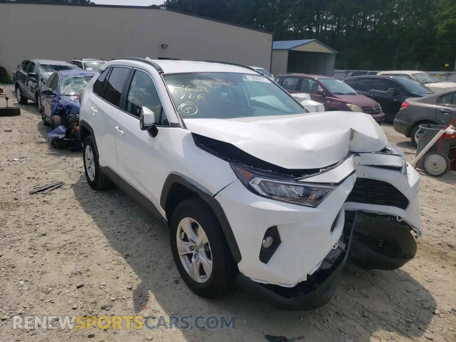 1 Photograph of a damaged car 2T3W1RFV1MW110278 TOYOTA RAV4 2021