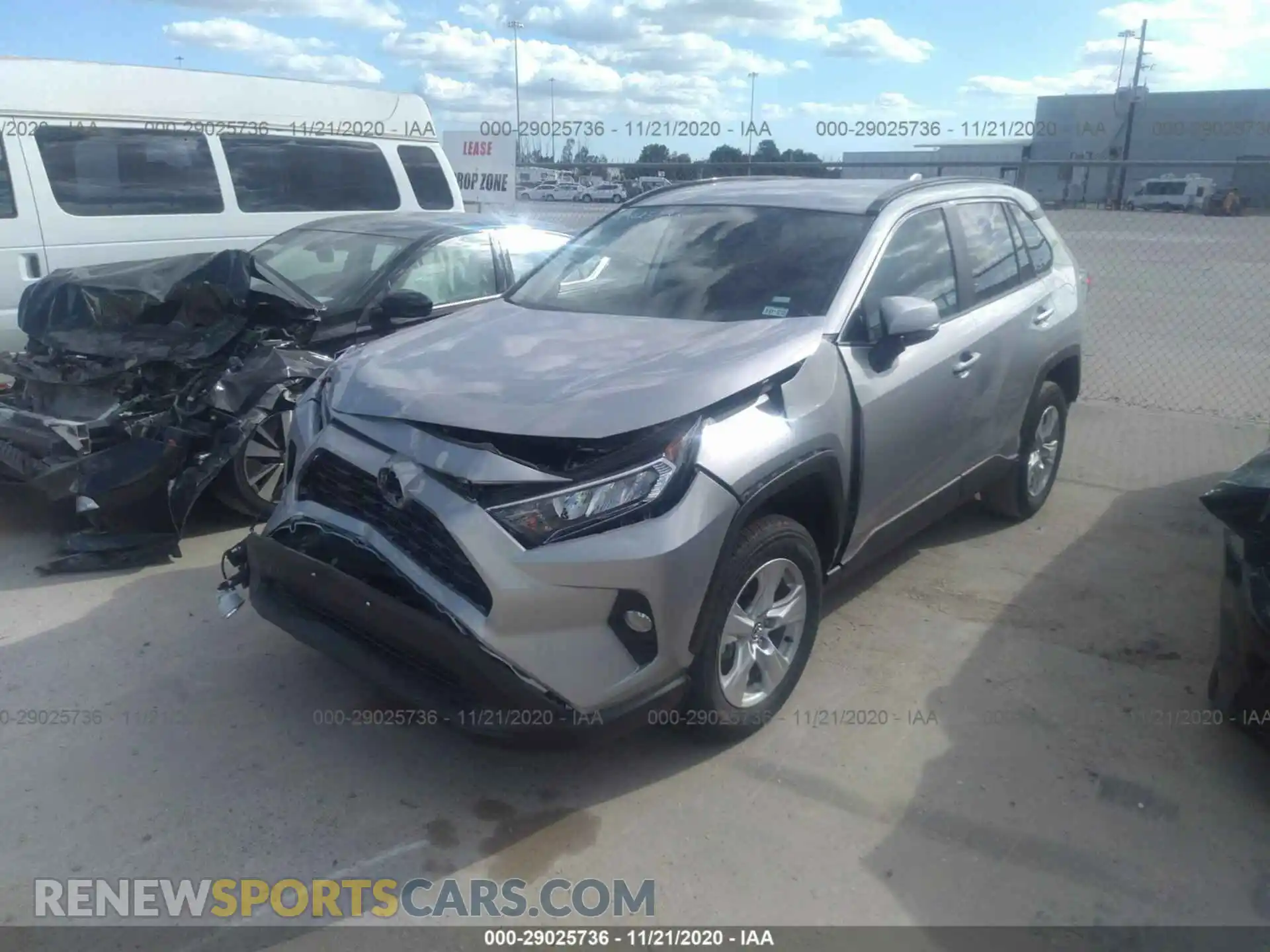 2 Photograph of a damaged car 2T3W1RFV1MW111799 TOYOTA RAV4 2021