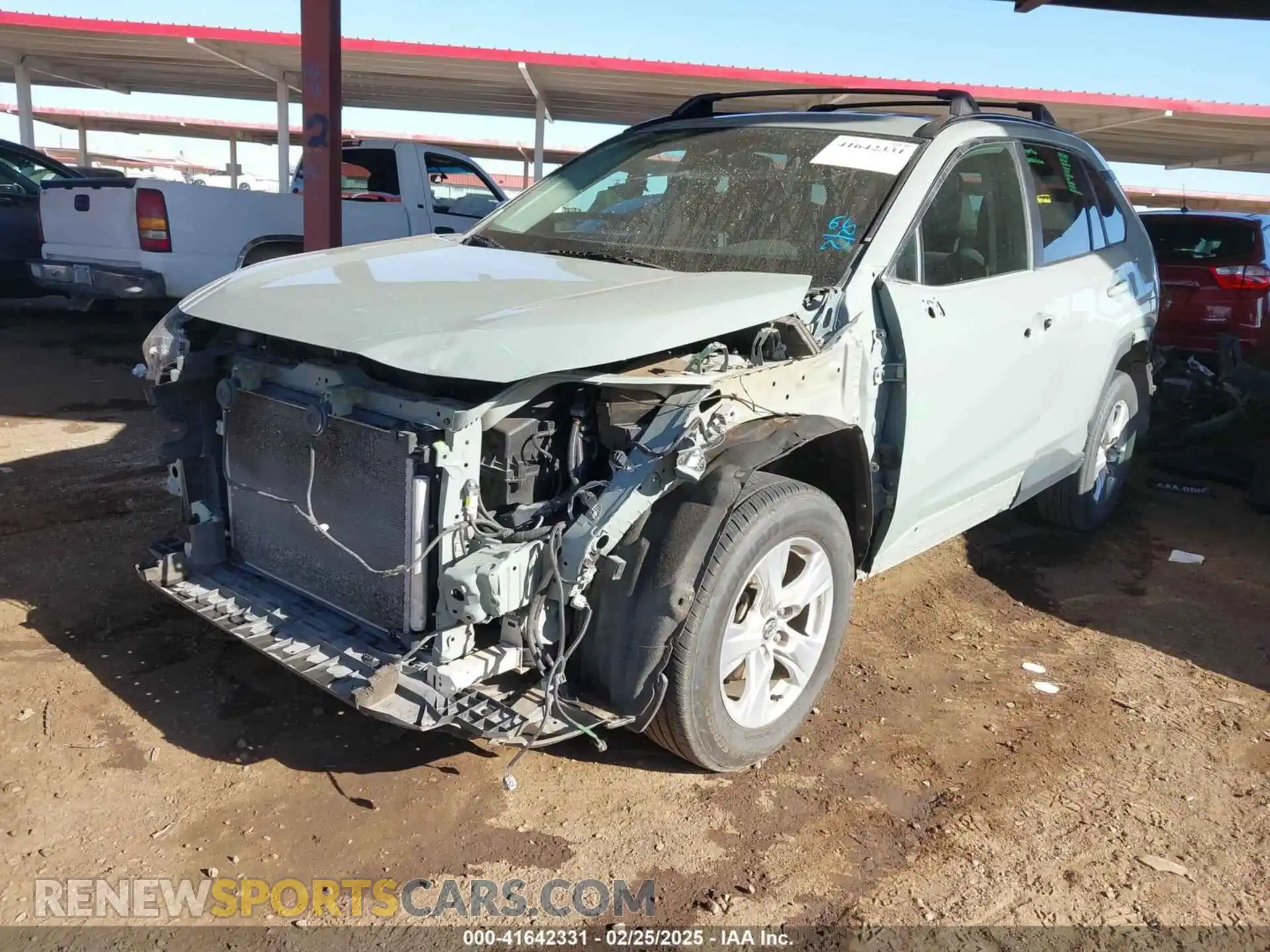 2 Photograph of a damaged car 2T3W1RFV1MW112984 TOYOTA RAV4 2021