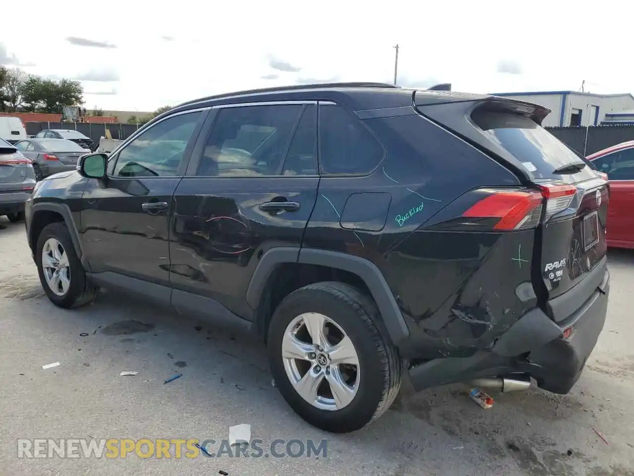 2 Photograph of a damaged car 2T3W1RFV1MW147489 TOYOTA RAV4 2021