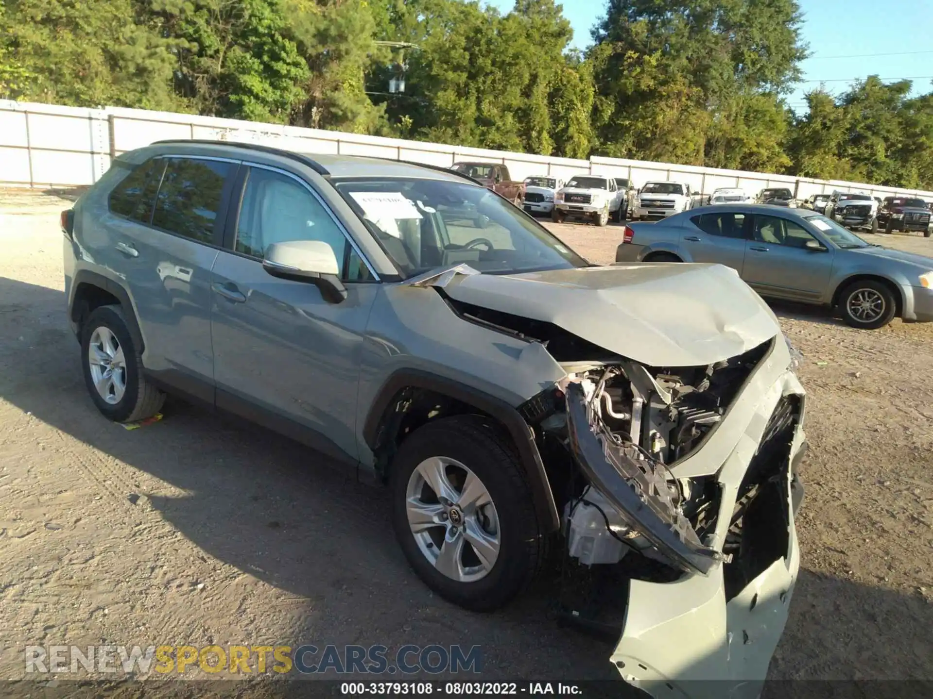 1 Photograph of a damaged car 2T3W1RFV1MW156239 TOYOTA RAV4 2021