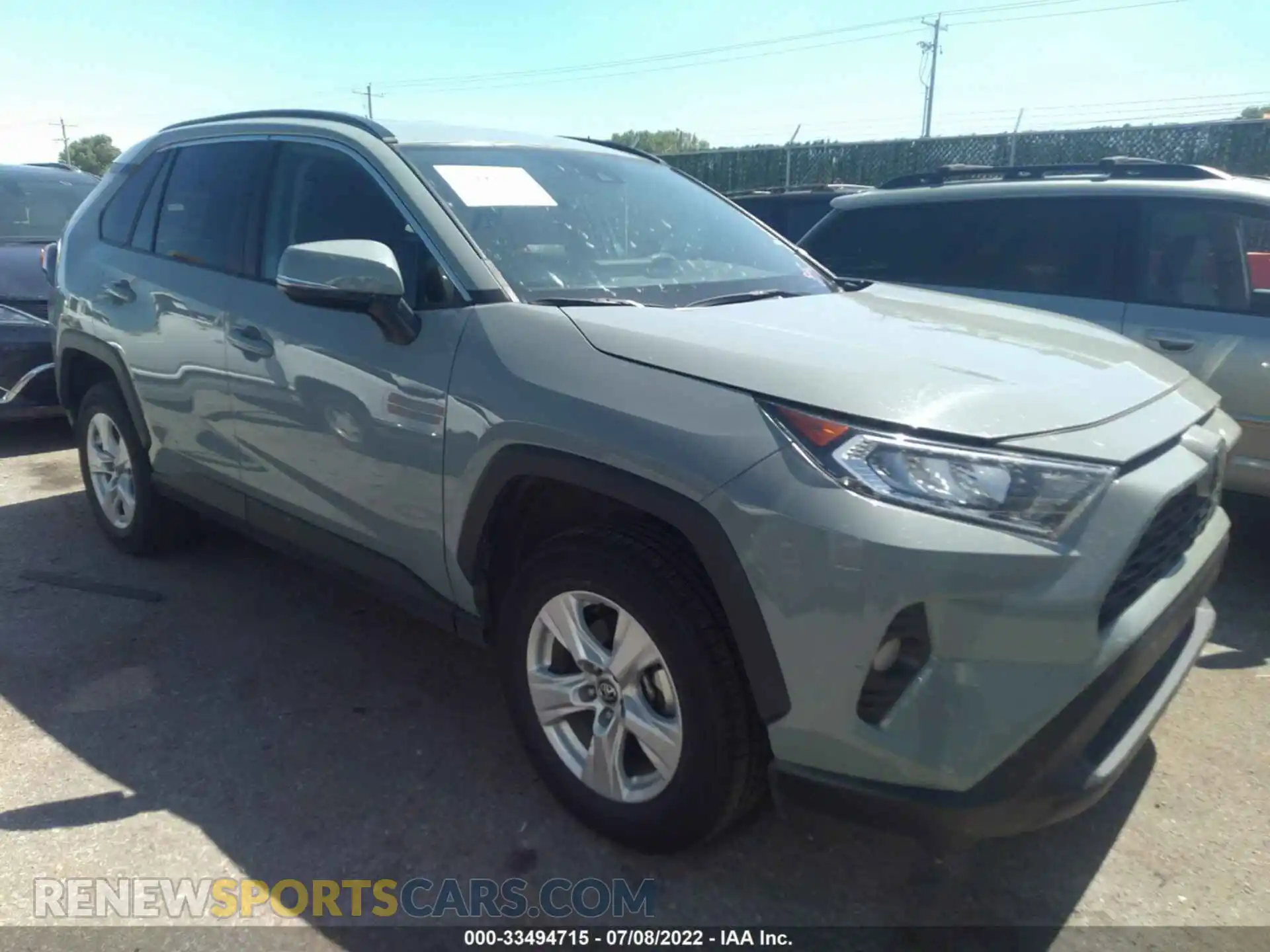 1 fotografías del automóvil dañado 2T3W1RFV2MC085991 TOYOTA RAV4 2021