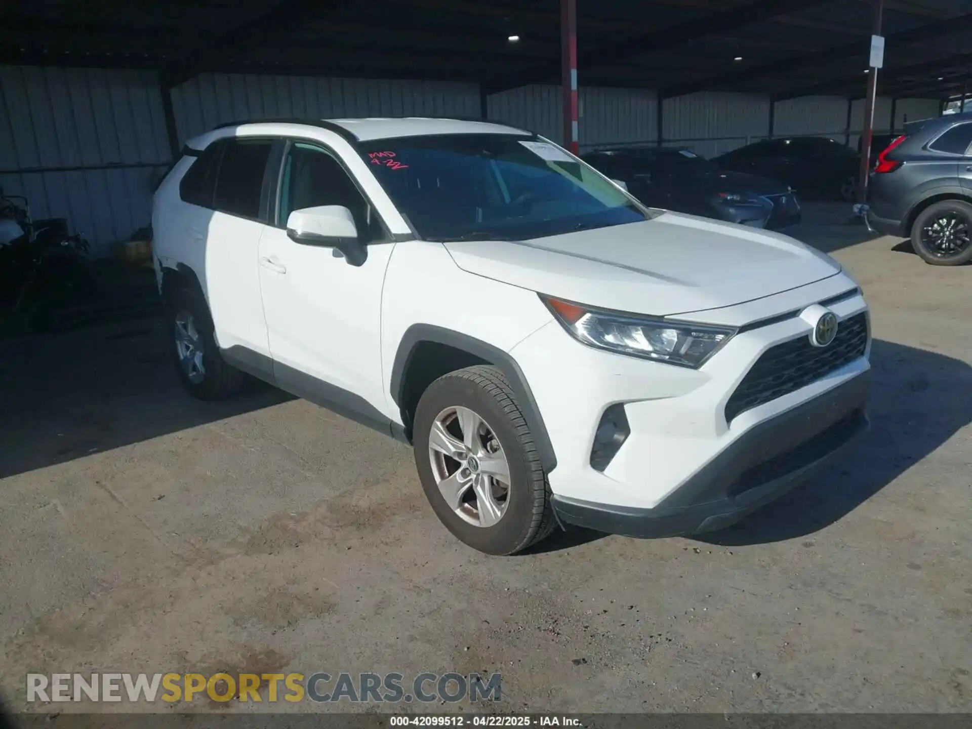 1 fotografías del automóvil dañado 2T3W1RFV2MC088180 TOYOTA RAV4 2021