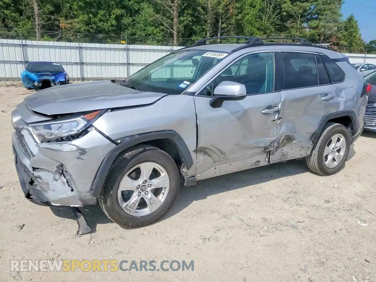 1 Photograph of a damaged car 2T3W1RFV2MC092388 TOYOTA RAV4 2021